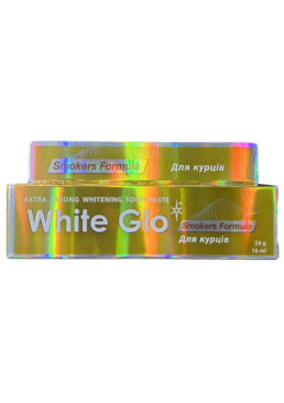 Зубная паста White Glo отбеливающая для курящих 24 г 